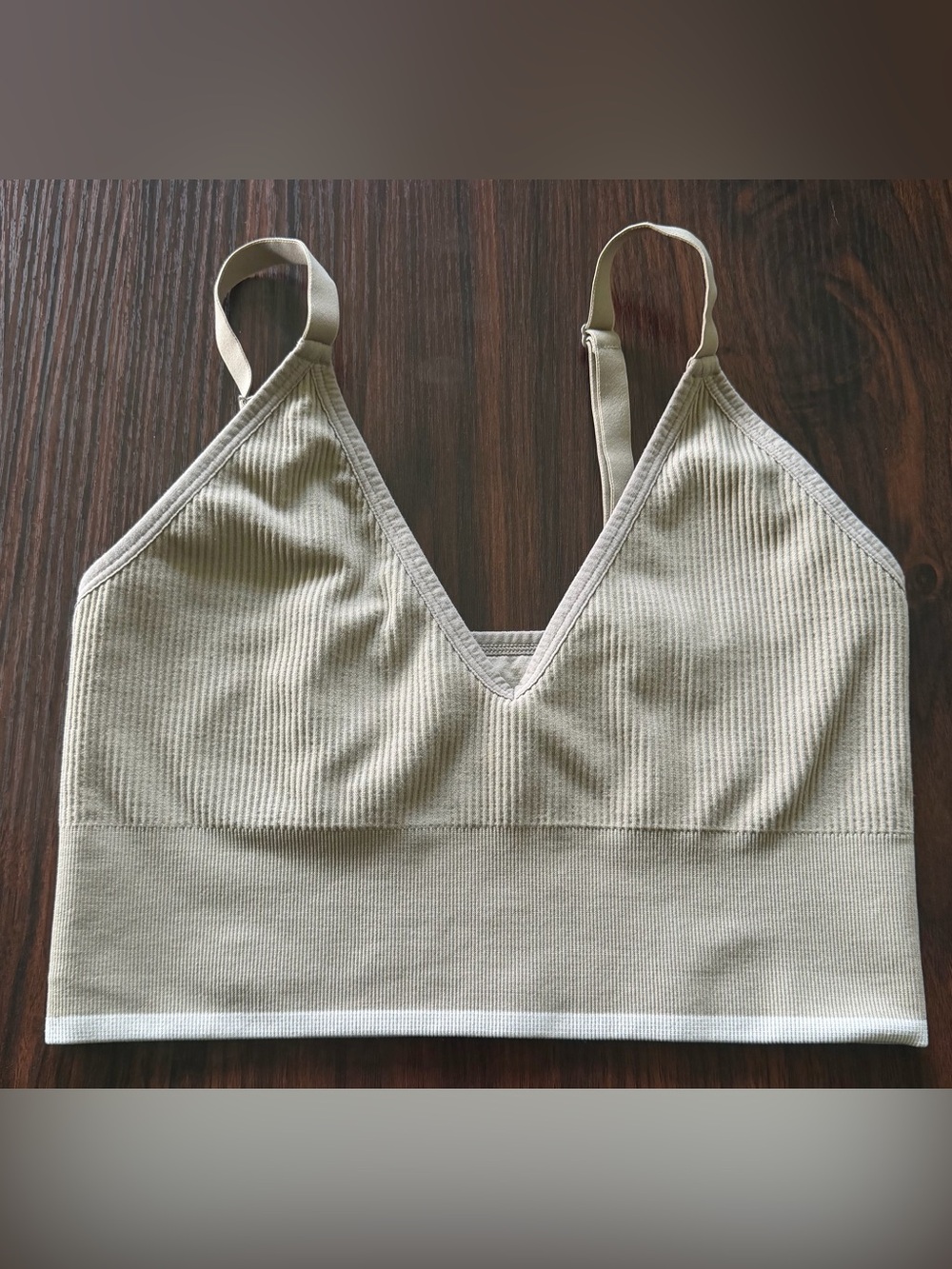 LARGE Harper Wilde Ribbed Seamless Triangle Bralette